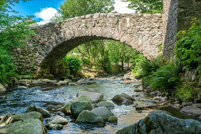 Whillan Beck bridge next to our cottages in Eskdale Whillan Beck bridge next to our cottages in Eskdale