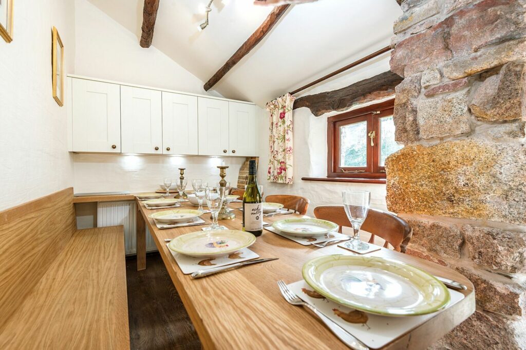 Scafell Dining Area seats 9 or an extra table may be added