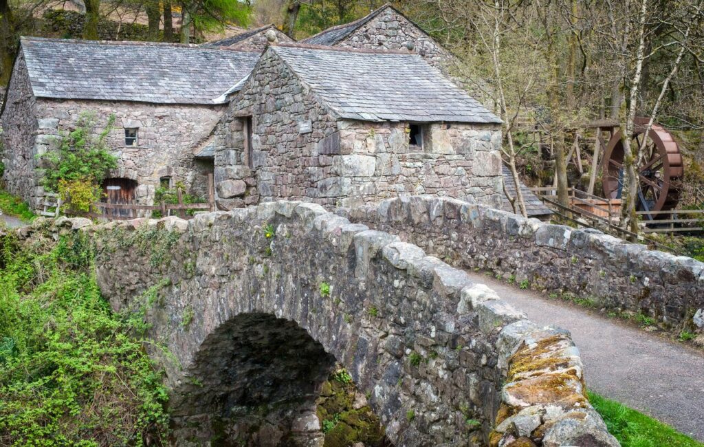 View of 17th Century Packhorse Bridge from Bedroom