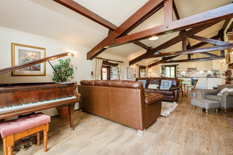 Wastwater Living Room with Baby Grand Piano